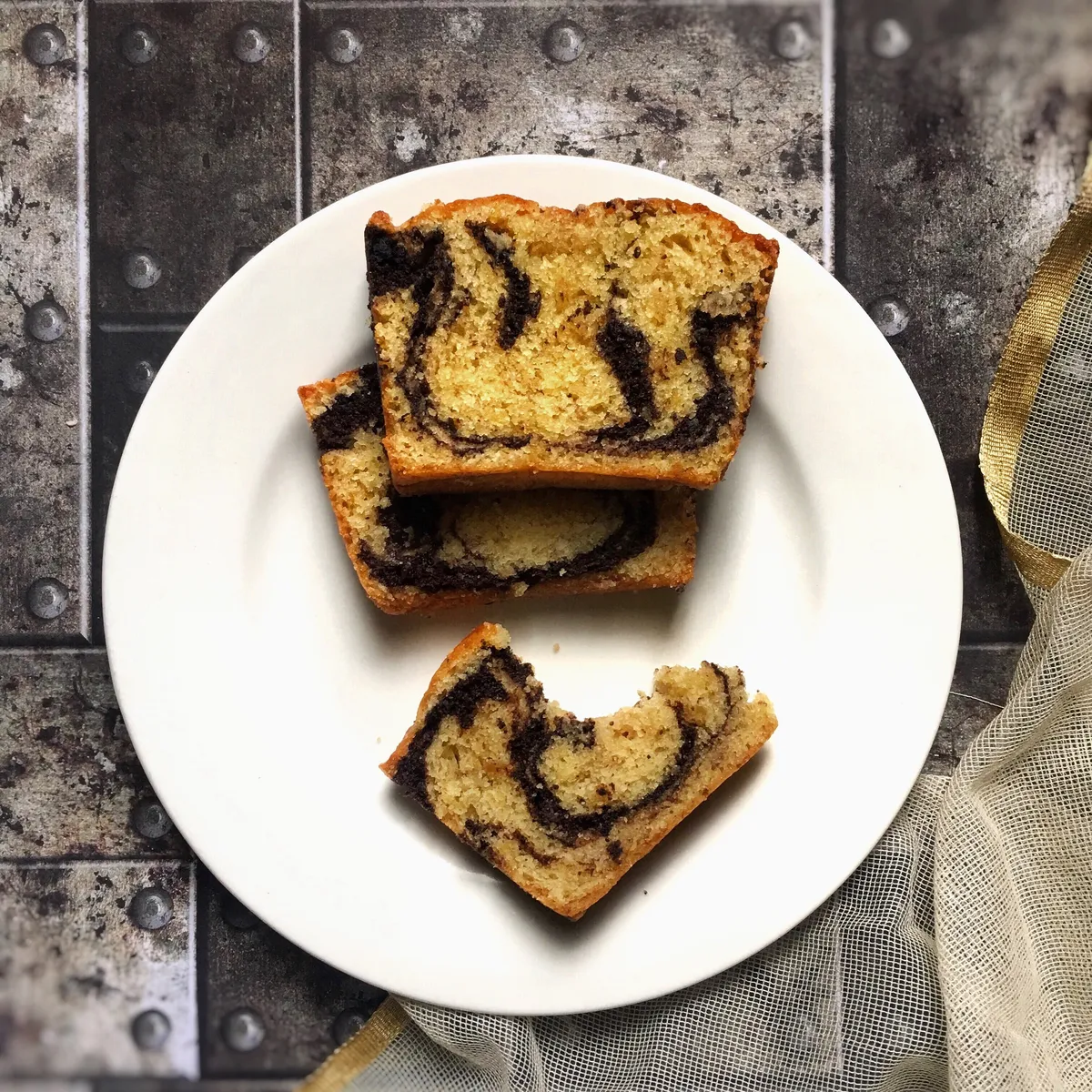 Banana Marble Cake