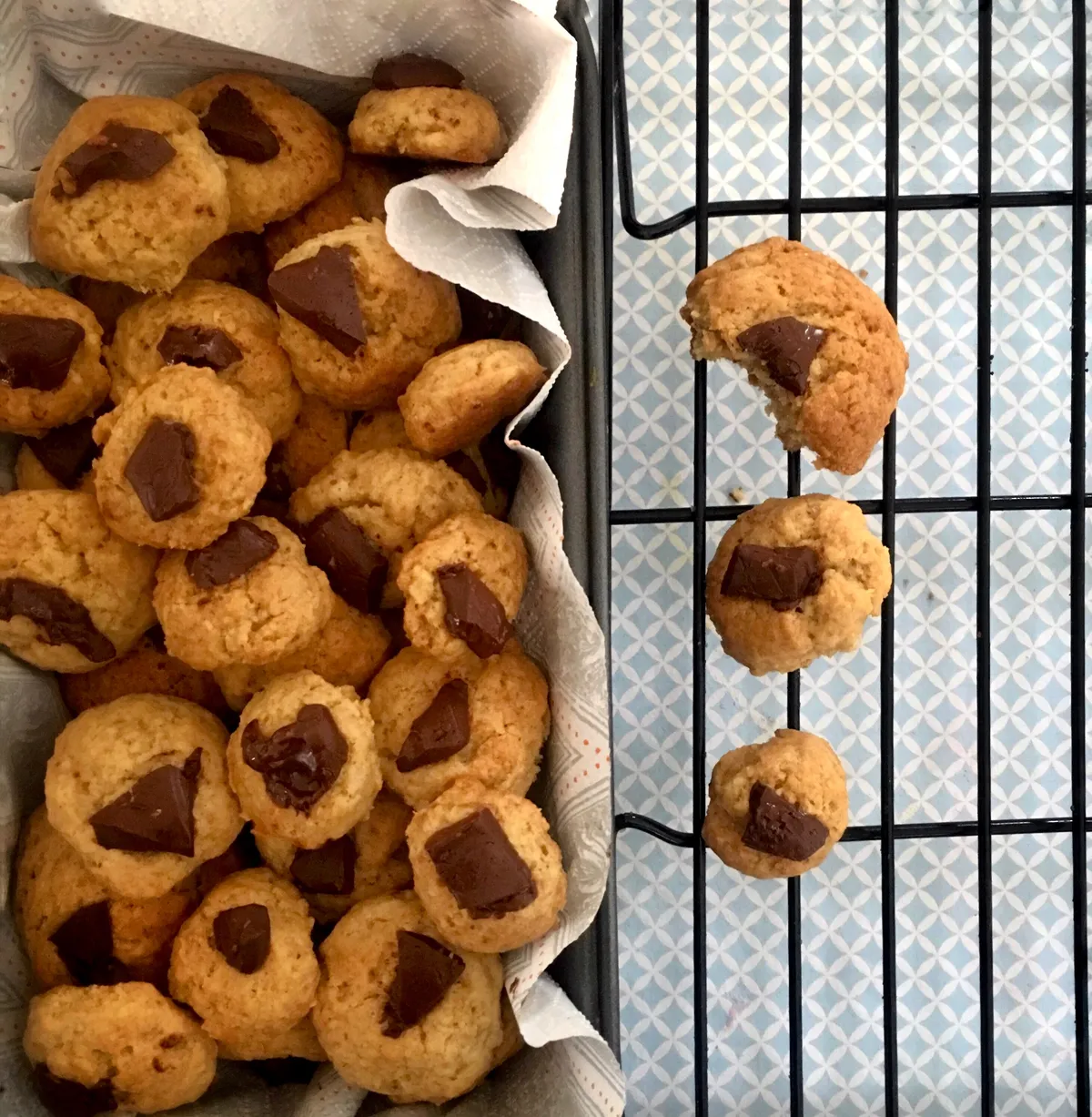 Banana Peanut Butter Cookies..