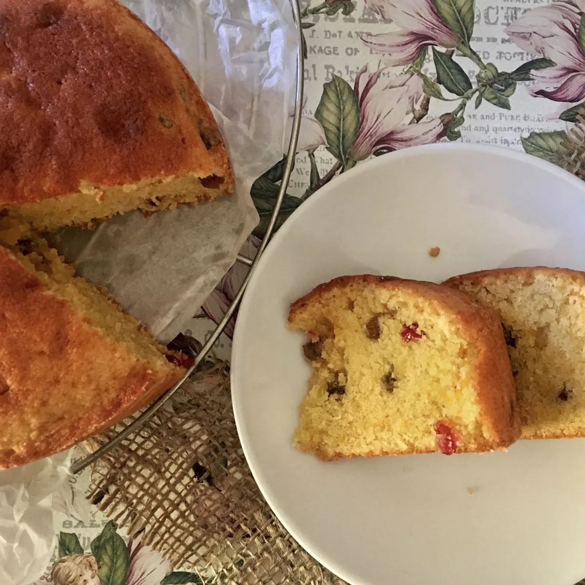 Berry and Nut cake