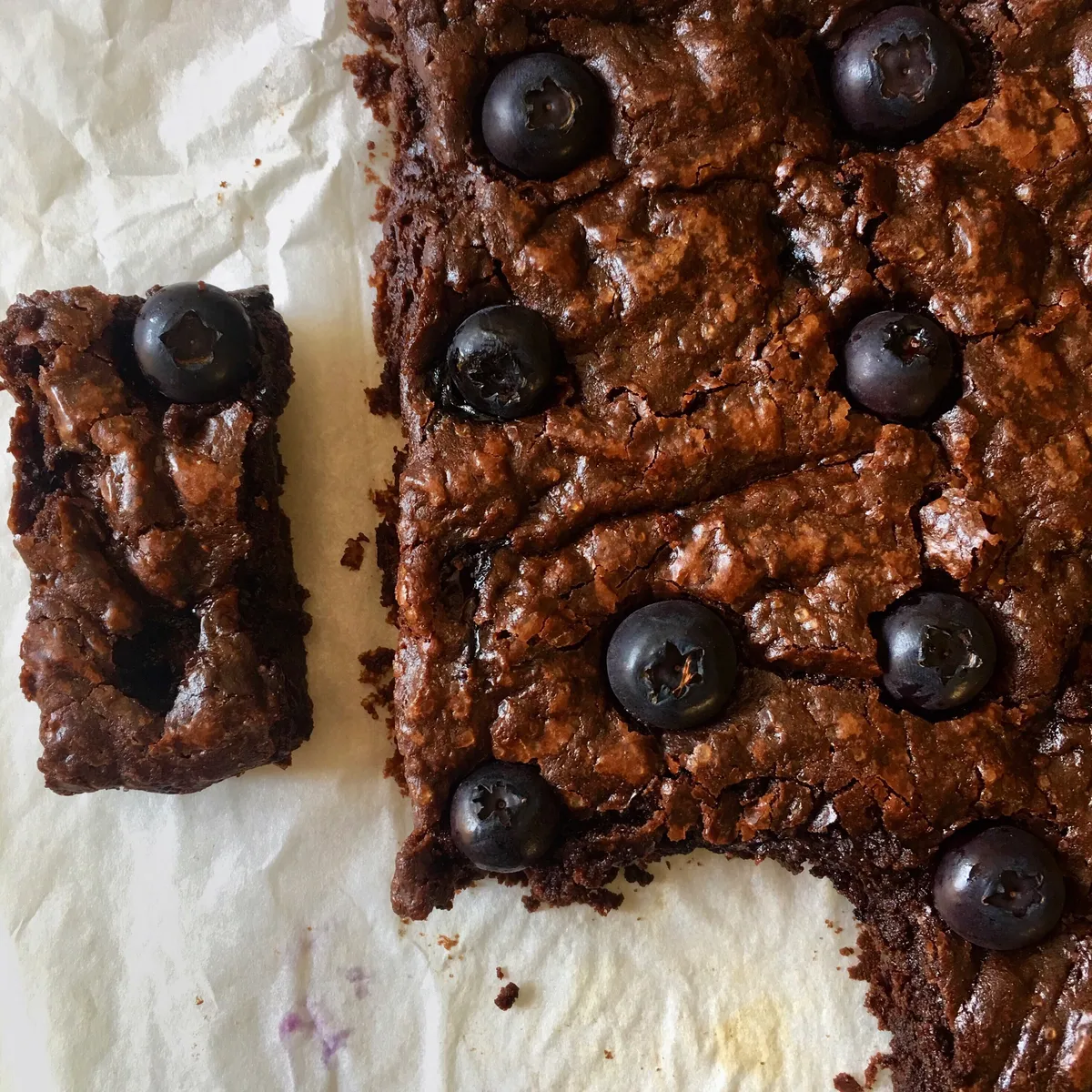 Blueberry brownies..