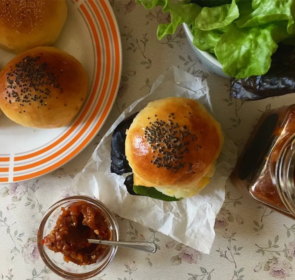 Buttery Brioche bun (Burger bun)