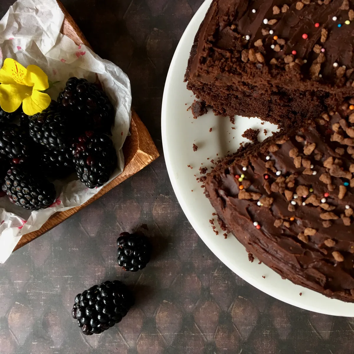 Chocolate Mud cake..