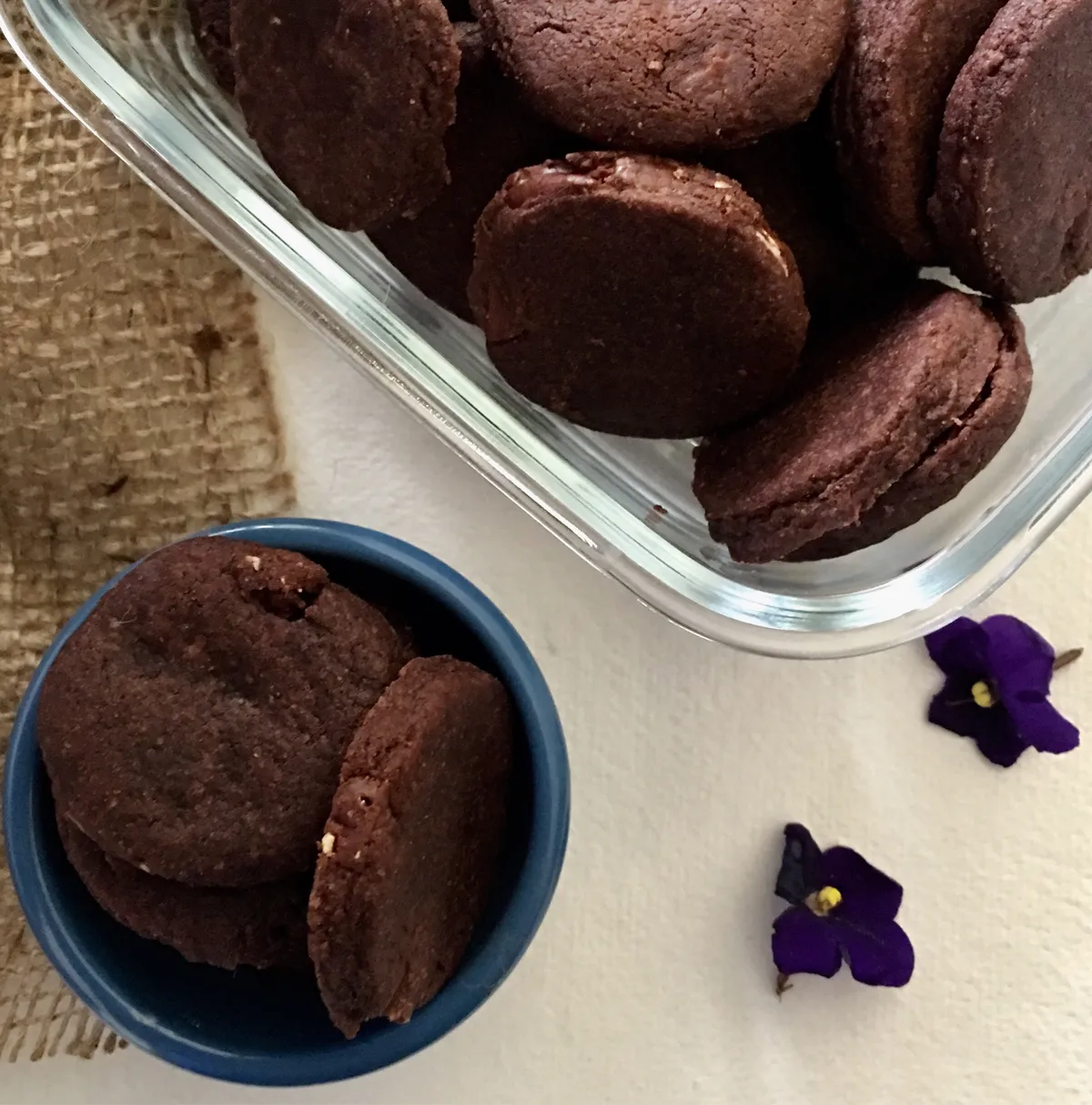 Chocolate Orange Sable Cookies