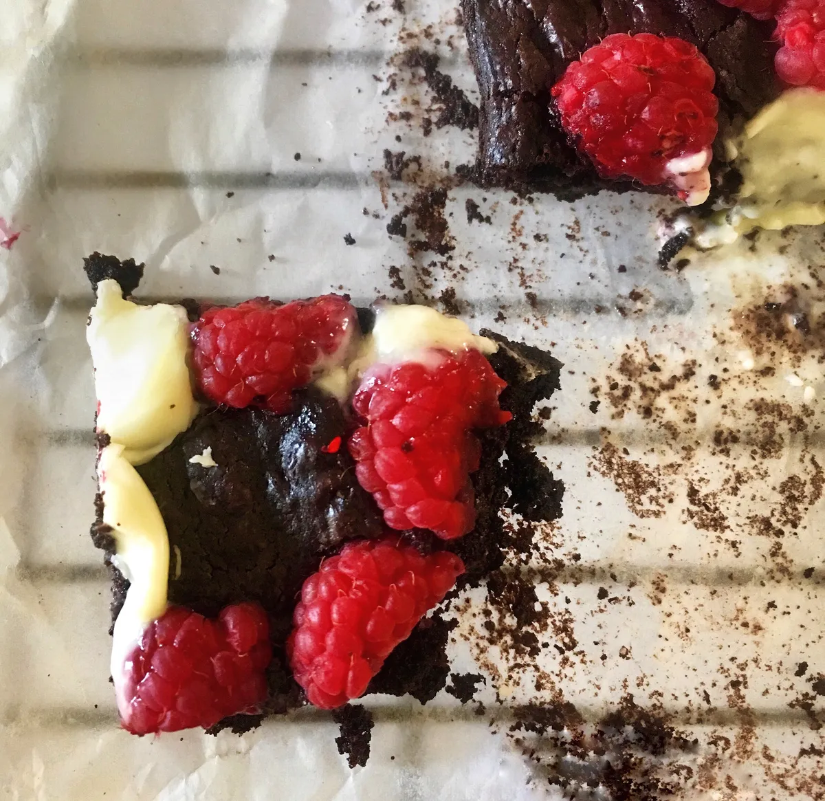 Chocolate Raspberry Brownies