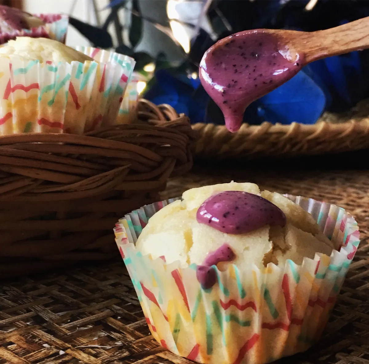 Coconut lemon muffins..