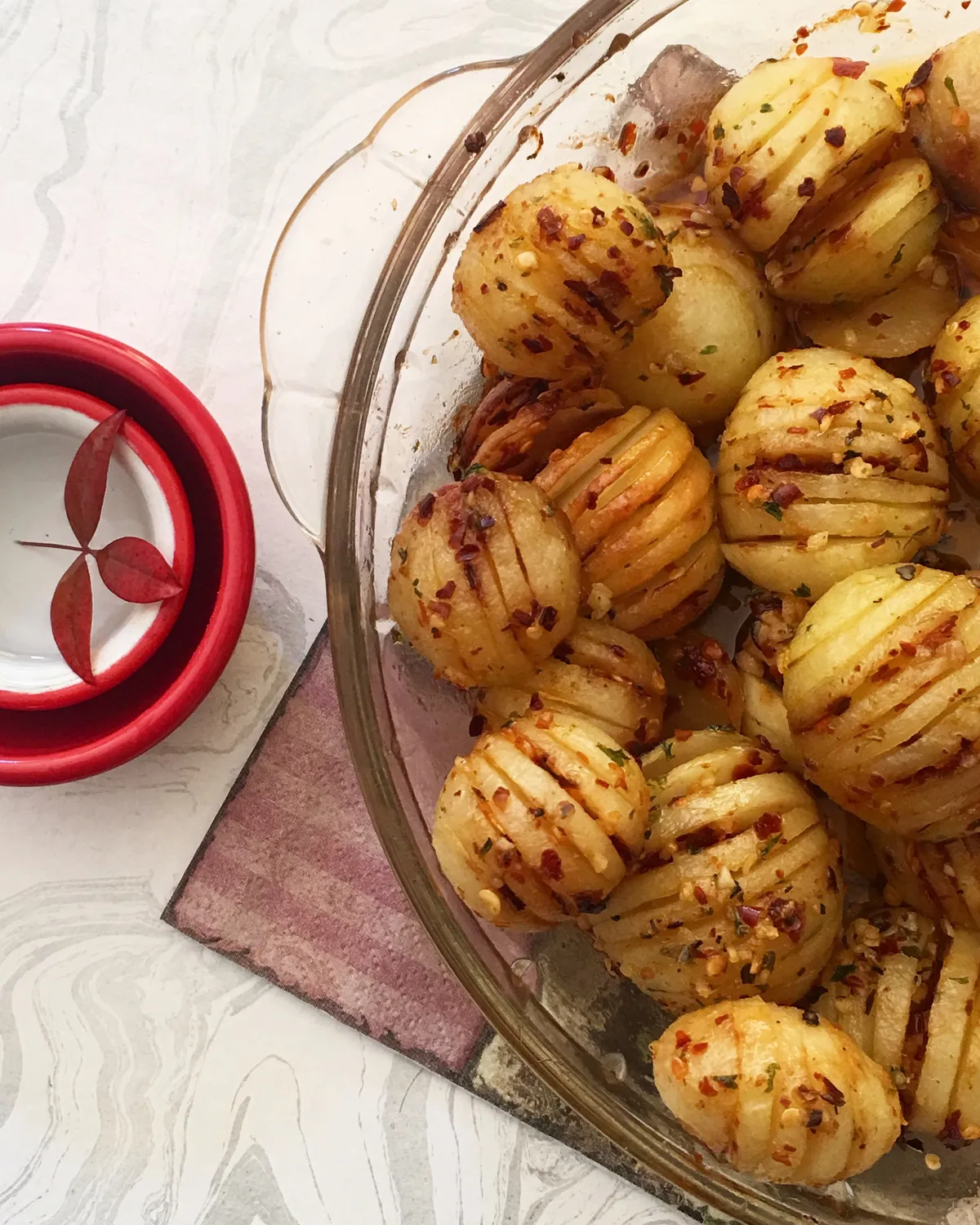Hassleback potatoes