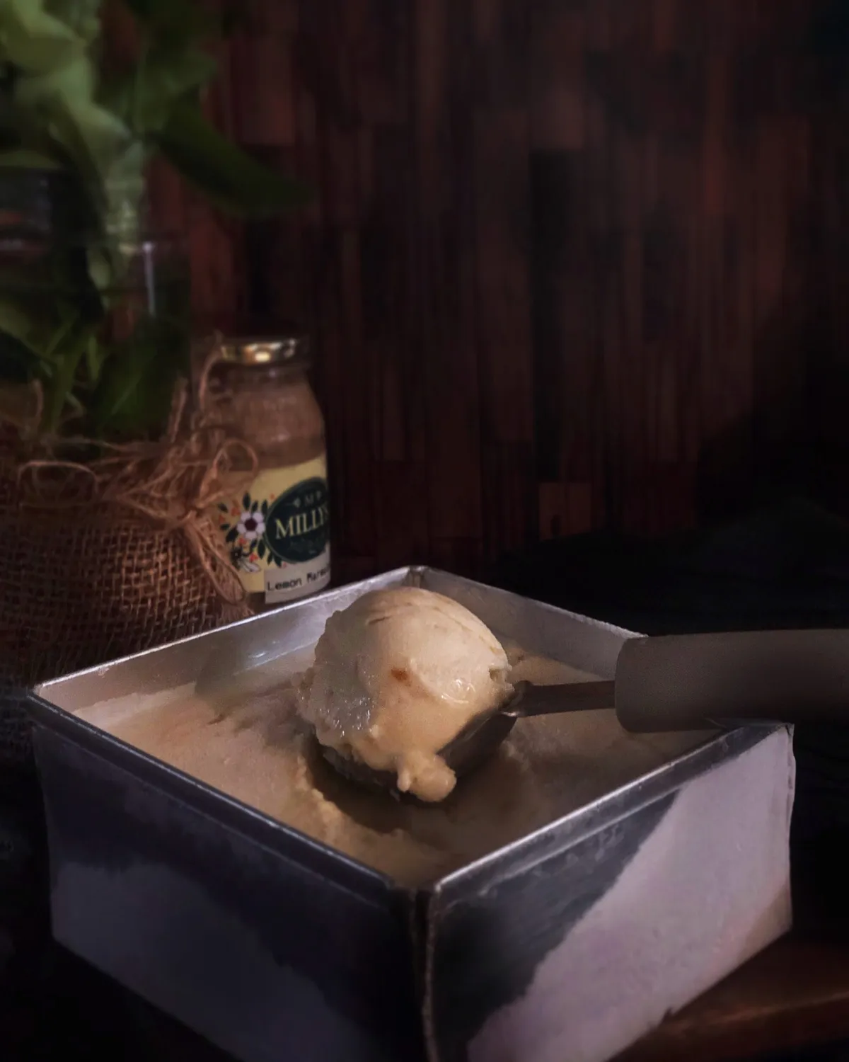 Lemon Marmalade Ice Cream