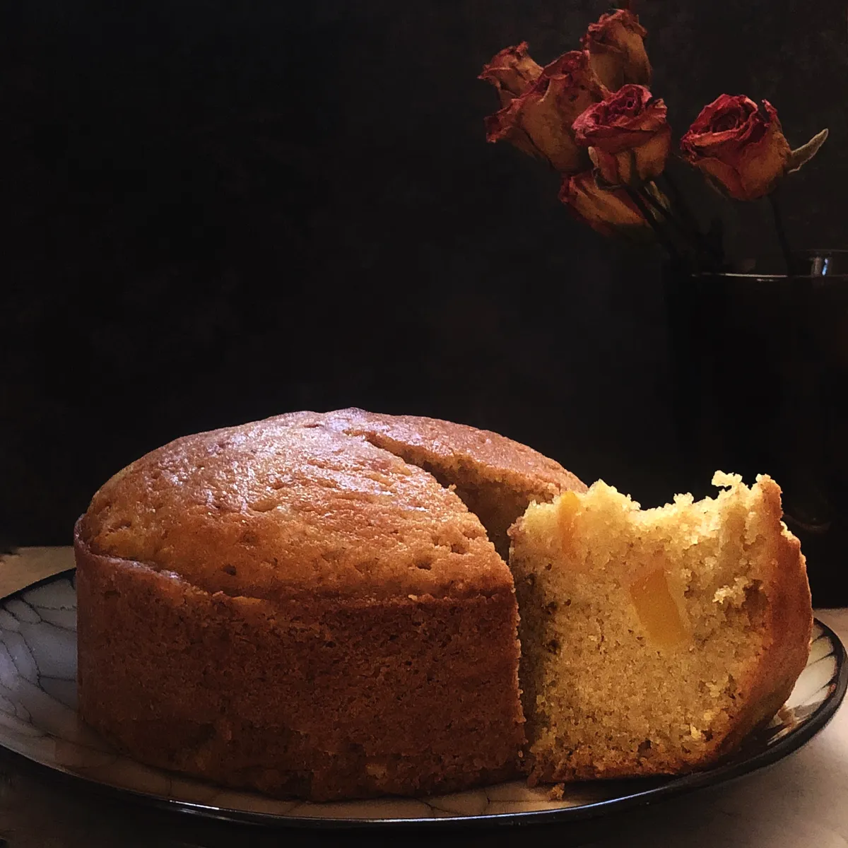Mango Coconut Butter Cake