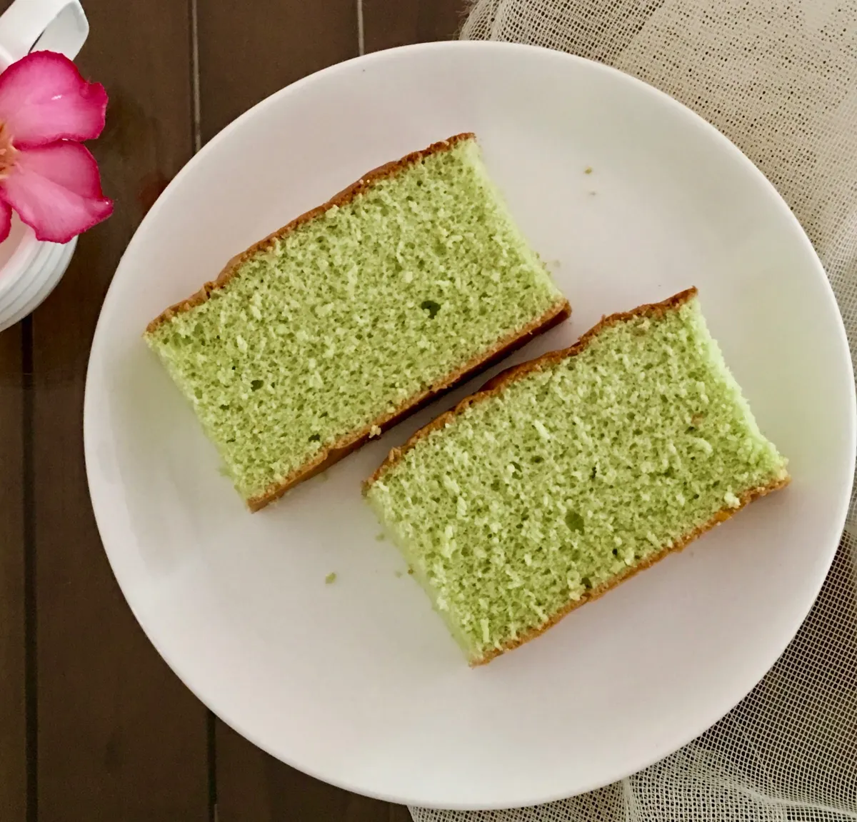Mint Orange sponge cake..