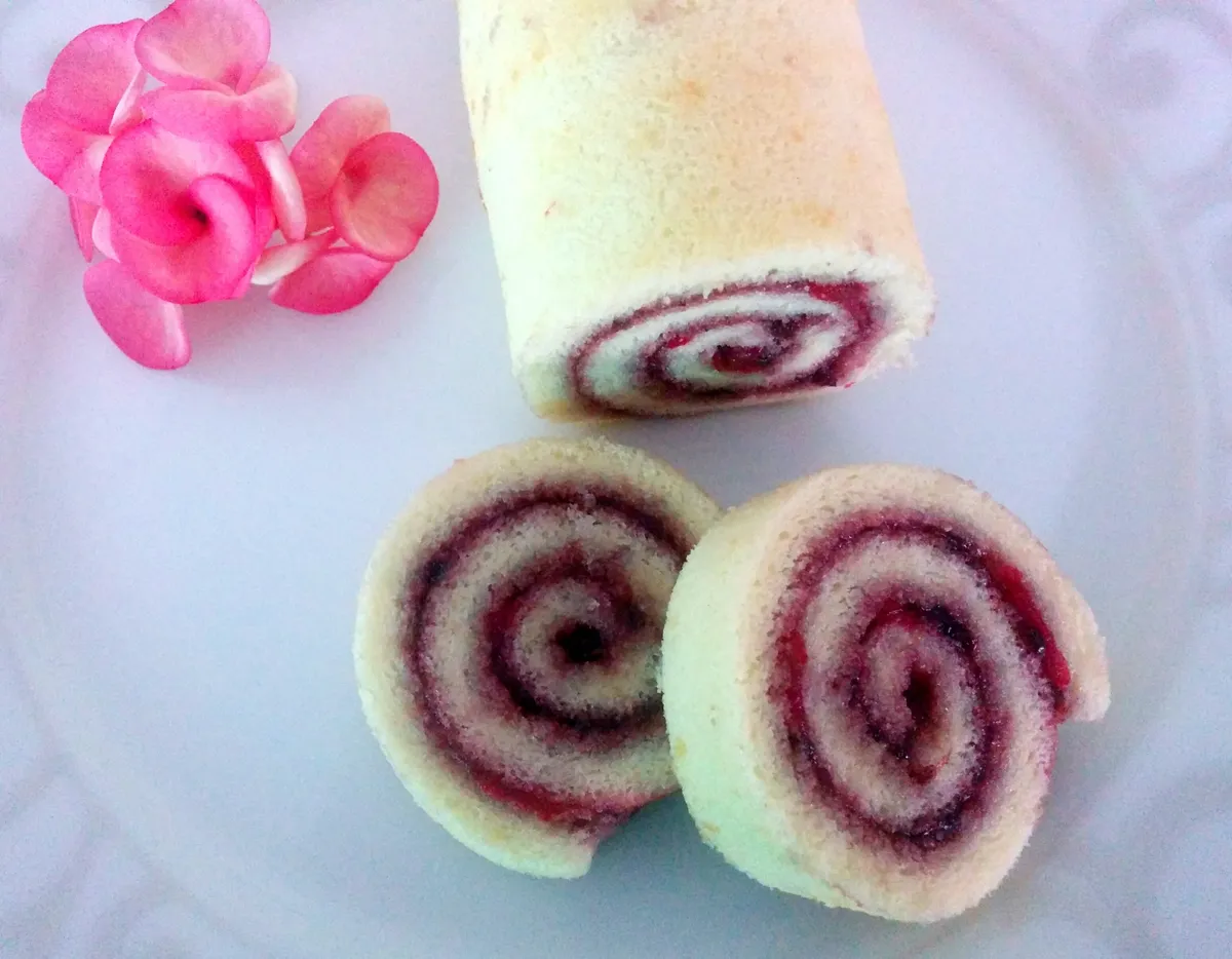 Orange swiss roll