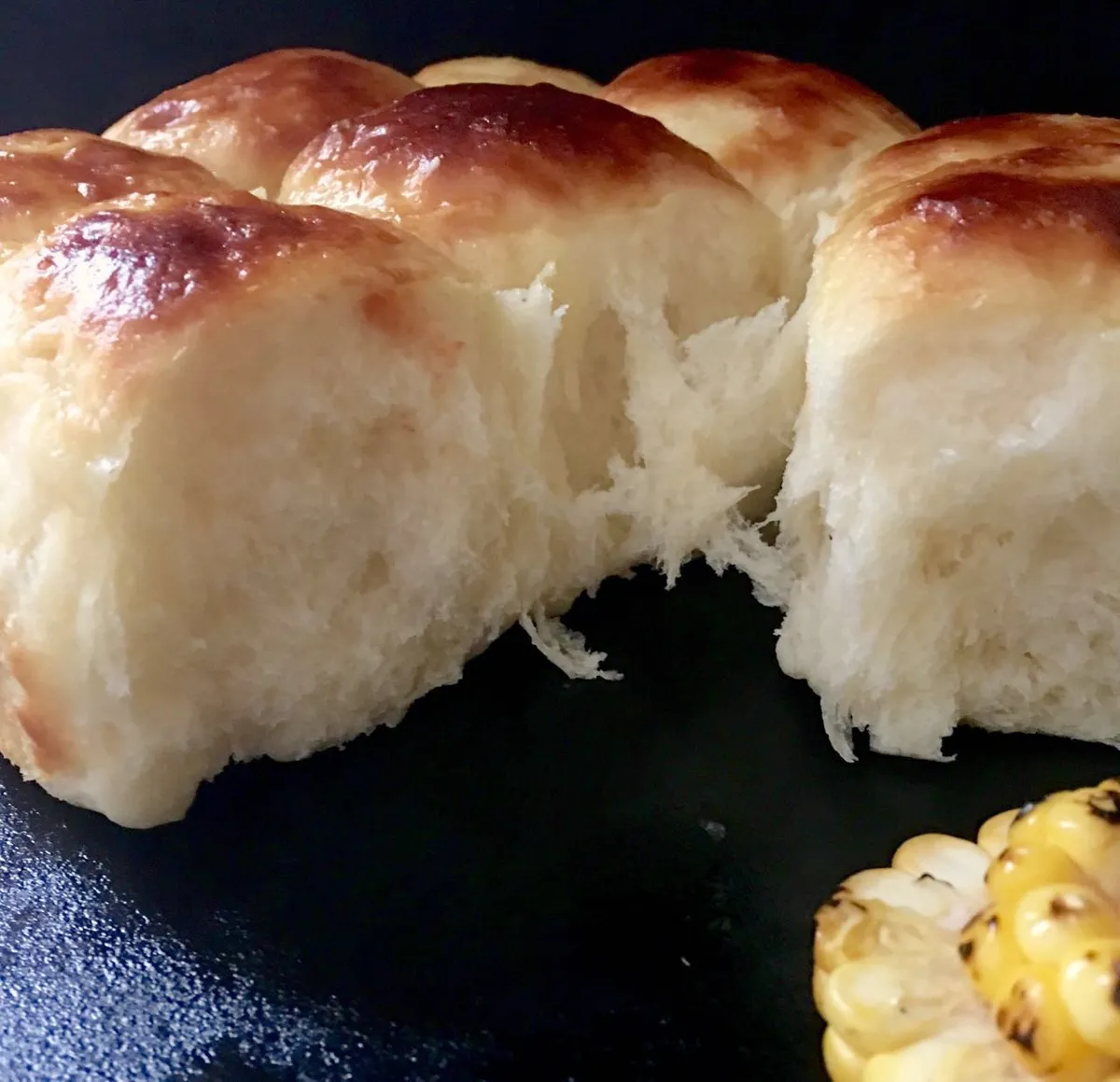 Pav buns..(Tanghzong method and eggless )
