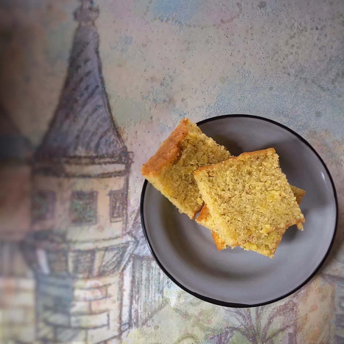 Pistachio Pineapple Tea Cake