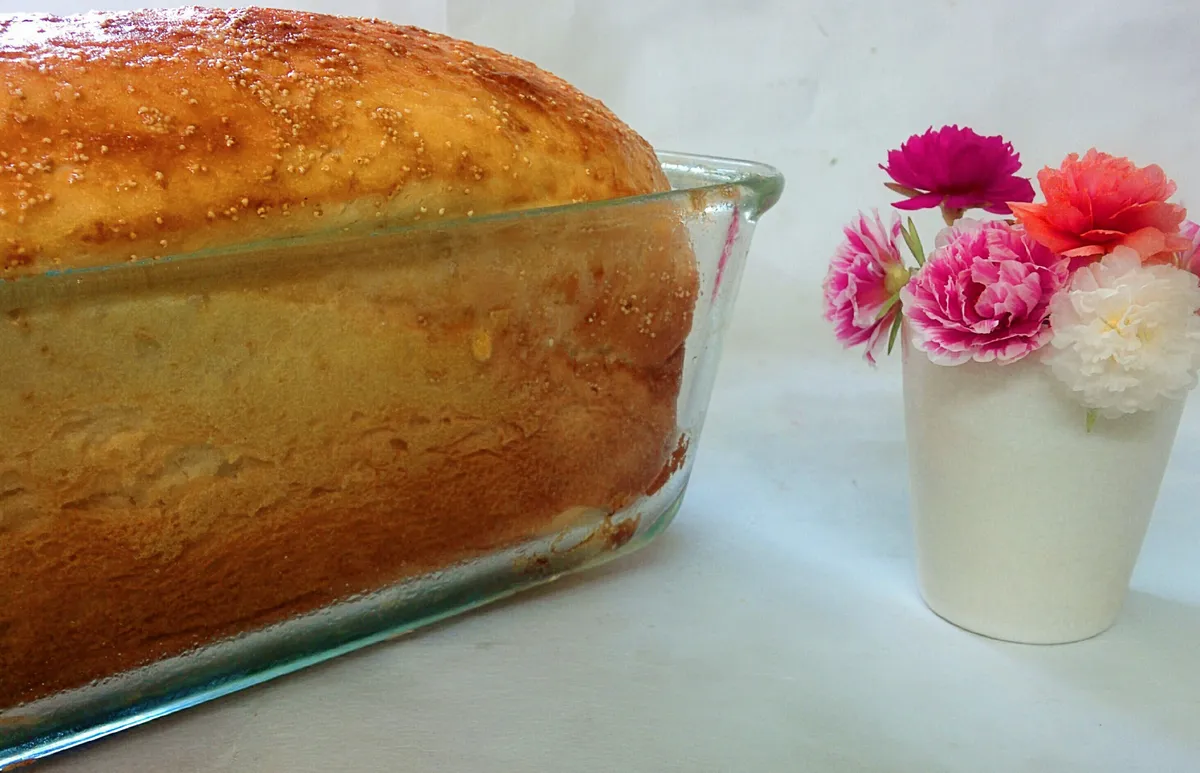 Soft & mildly sweet milk bread