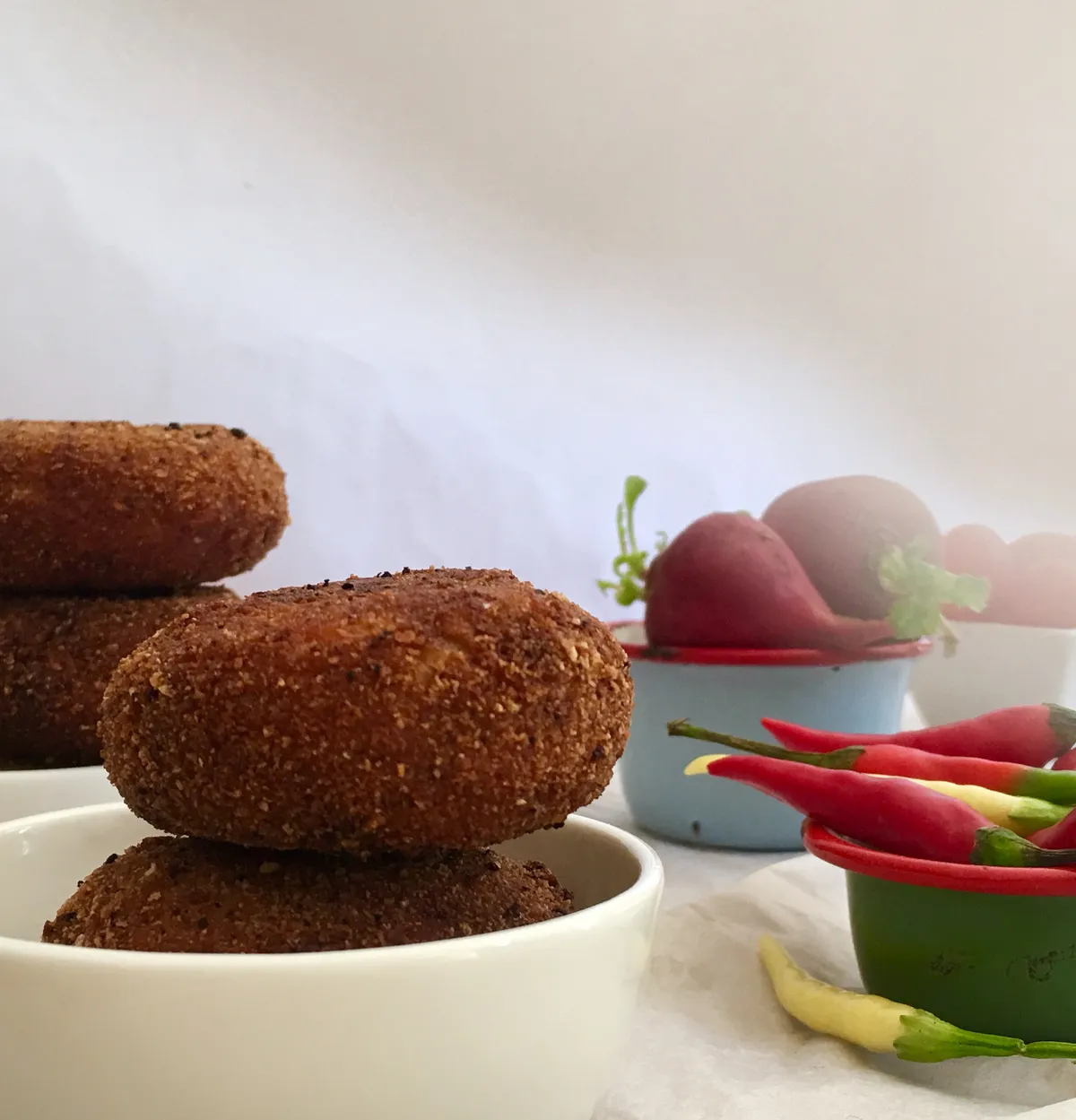 Spicy chicken cutlet..