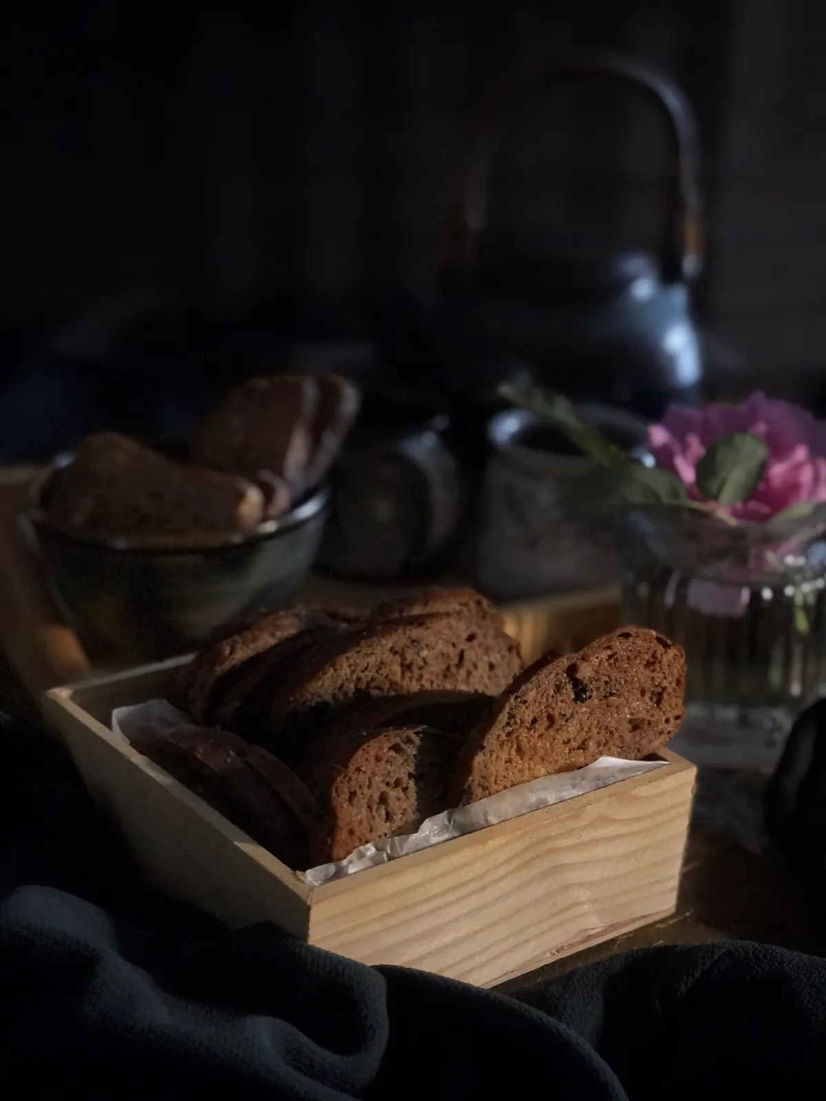 Walnut Banana Raisin Rusks