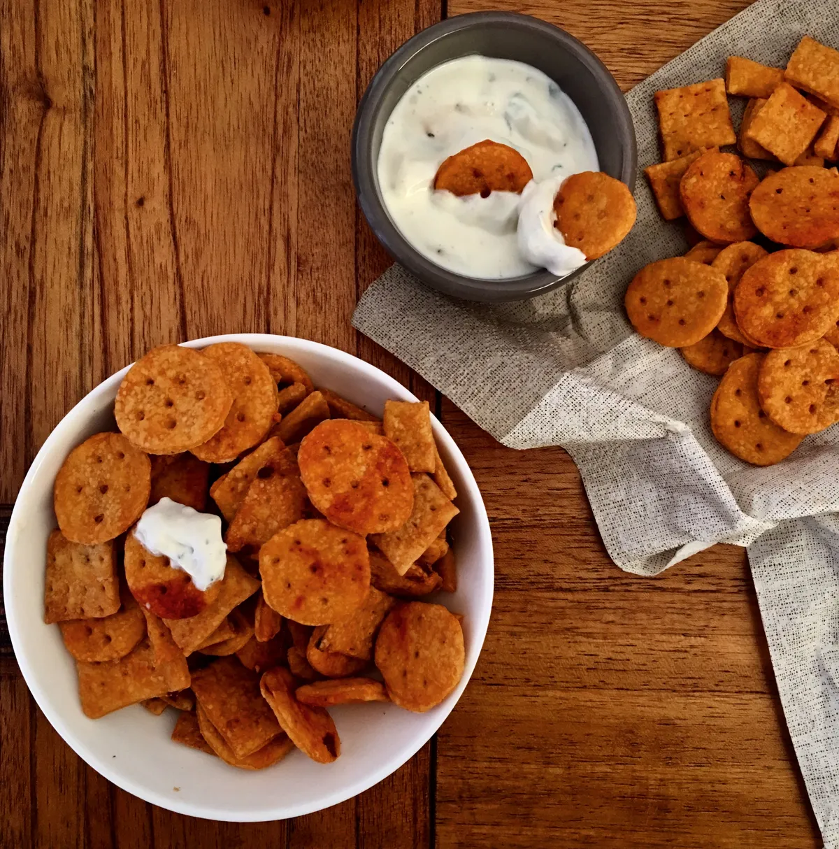 Whole wheat crackers..